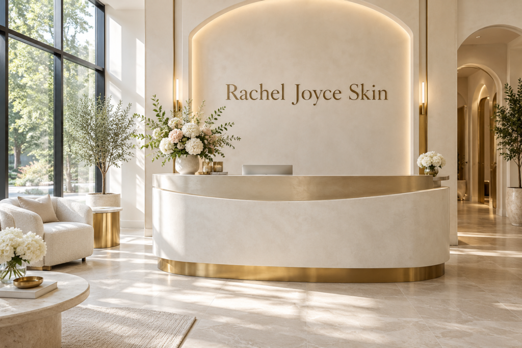 Illustrative lobby concept for Rachel Joyce Skin